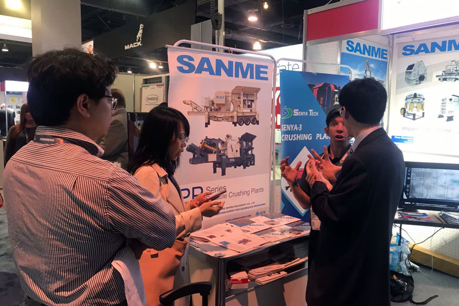 疫情擋不住走出去的腳步，山美股份亮相美國工程機(jī)械博覽會(CONEXPO-CON/AGG)向世界展示產(chǎn)品及服務(wù)