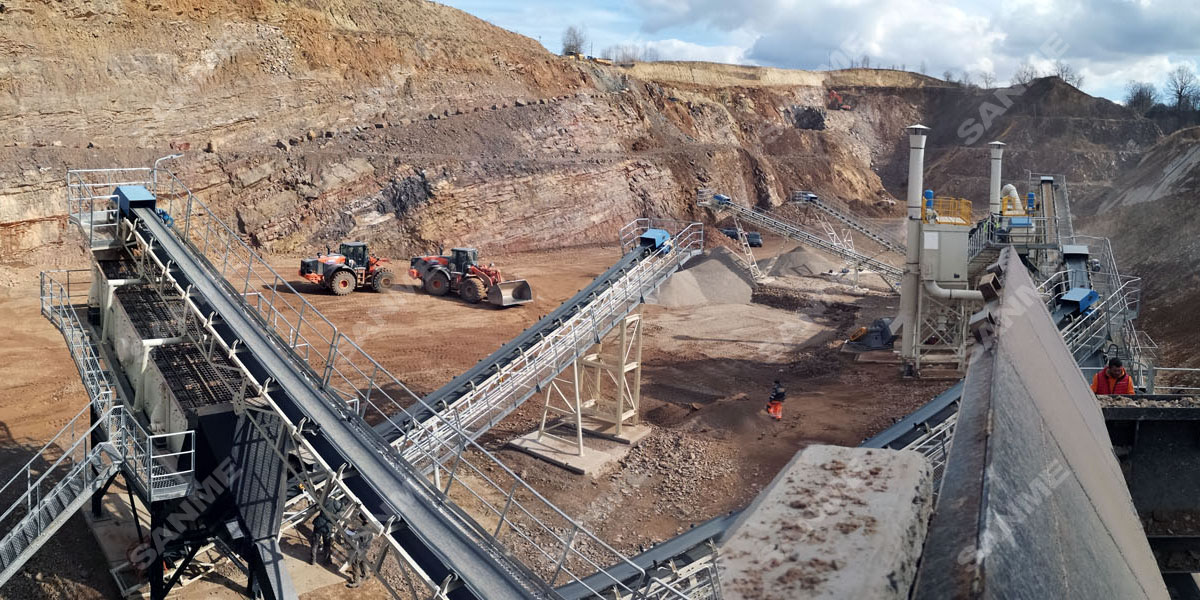 疫情擋不住中國產(chǎn)品走向歐洲 山美股份提供成套設(shè)備的骨料生產(chǎn)線調(diào)試投產(chǎn)，產(chǎn)量超預(yù)期！