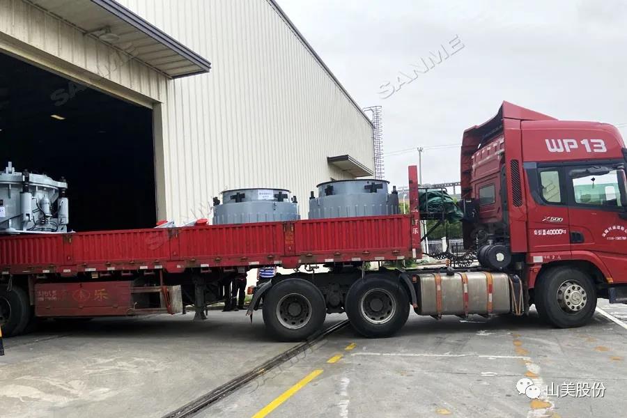 發(fā)貨季｜山美股份高性能破碎篩分裝備發(fā)往江西，助力當(dāng)?shù)鼗?xiàng)目建設(shè)及建筑固廢資源化