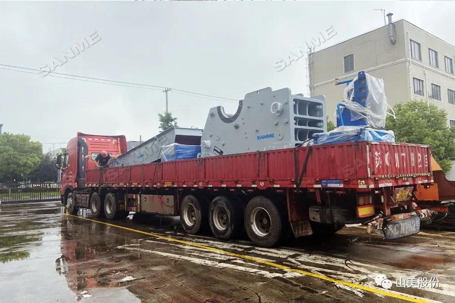 發(fā)貨季｜山美股份高性能破碎篩分裝備發(fā)往江西，助力當(dāng)?shù)鼗?xiàng)目建設(shè)及建筑固廢資源化